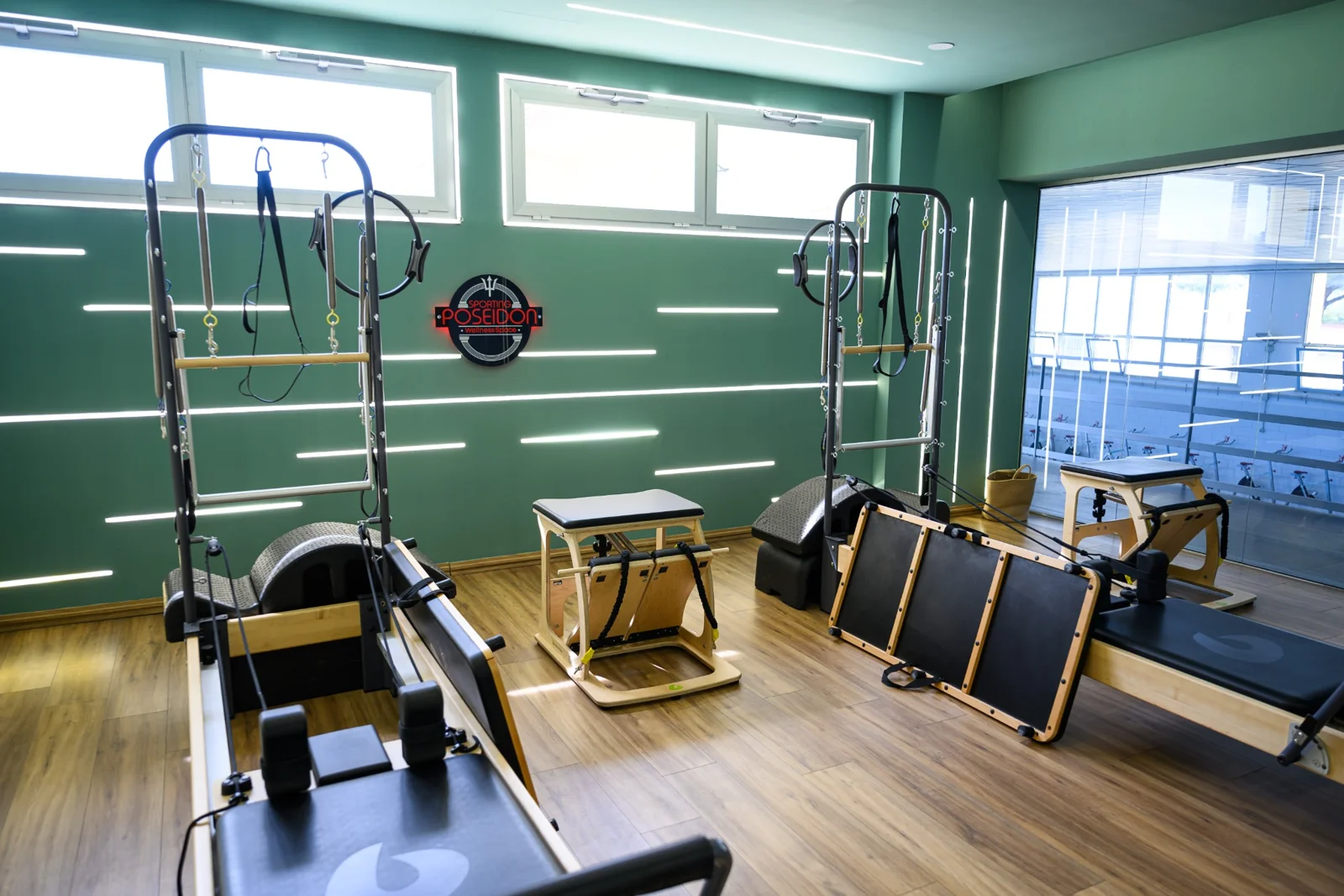 Le attrezzature dello spazio Pilates Reformer a Ercolano